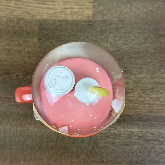 Starbucks Coffee Japan Snow Globe Mug Mt Fuji First Sunrise NEW Limited Holiday - Picture 7 of 10